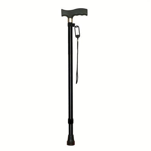 anti slip multifunctional walking stick single leg aluminum alloy cane lightweight hiking pole with adjustable height