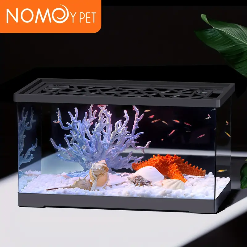5 gallon Transparent Resin Fish Tank Plant Aquarium Home - Temu