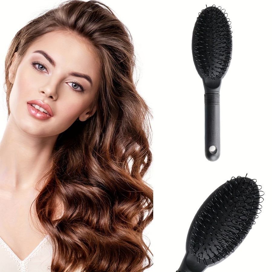 

Unisex-adult 1pcs Professional Loop Wig Brush Comb - Anti-static, Nylon Bristles, Ergonomic Scalp Massaging, Hair Extension And Wig Care Styling Tool