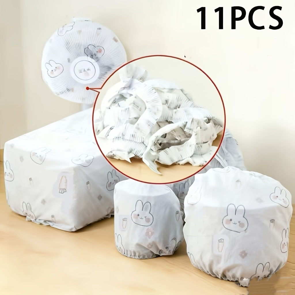 Image of 11pcs Ultra-large Thickened Dust Covers, Easy To Clean, Full Coverage Design, Kitchen Appliances, Universal Dust Protection Cover For Home Appliances, Living Room Home Decor Protection Cover