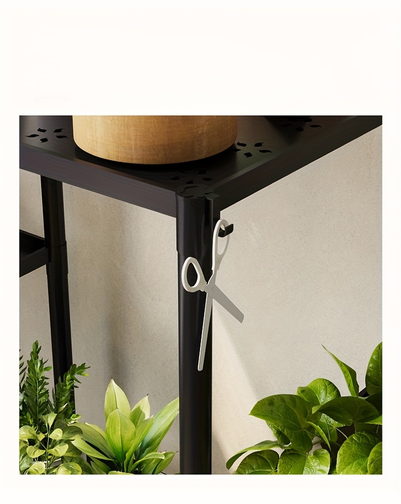 modern minimalist floor standing plant stand multifunctional storage rack indoor outdoor dual use planter stand suitable for living rooms   bedrooms courtyards durable plastic   home decor art christmas gift Product details 3