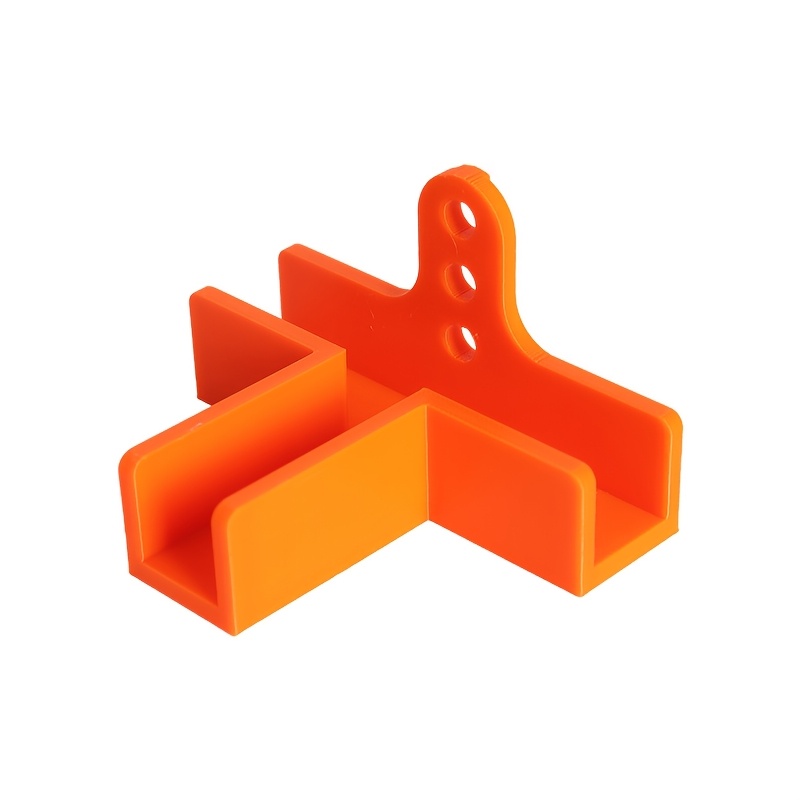 TEMU Fixation de positionnement de perçage de T, orange, adaptée aux panneaux de 18 mm, localisateur de perçage pour meubles et armoires, outil de
