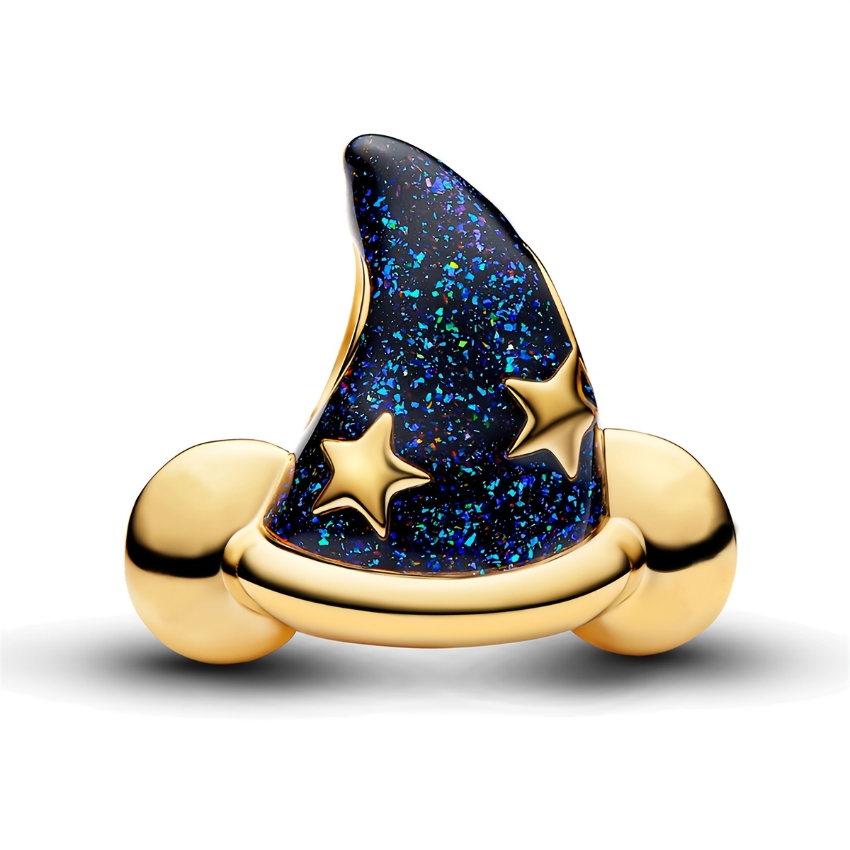 Unisex 18K Gold Plated Copper Magic Hat Pendant