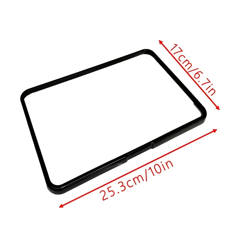TEMU Compatible For Tm7 Screen Protector Frame & Anti-collision Bumper Cover - Full Screen Protective Cover, Plastic Frame Suitable For Tm7 Food