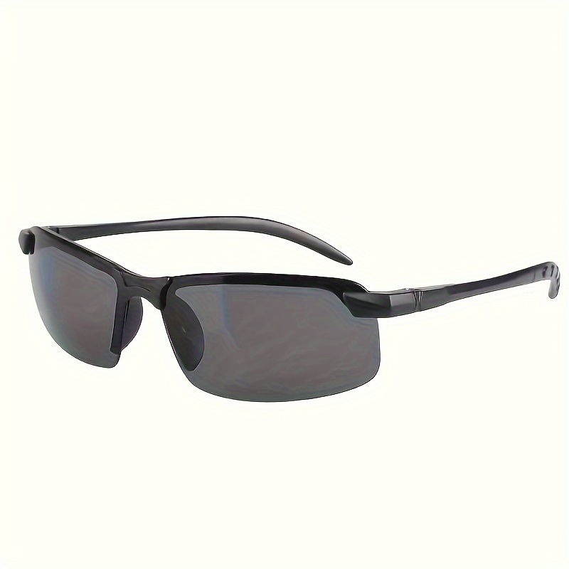 ultra light polarized night vision driving glasses for men women anti glare half for safe visibility details 6