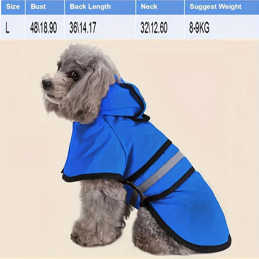TEMU Your Pet Stays Dry And Cozy With This Adjustable Raincoat For Dogs And Windproof!