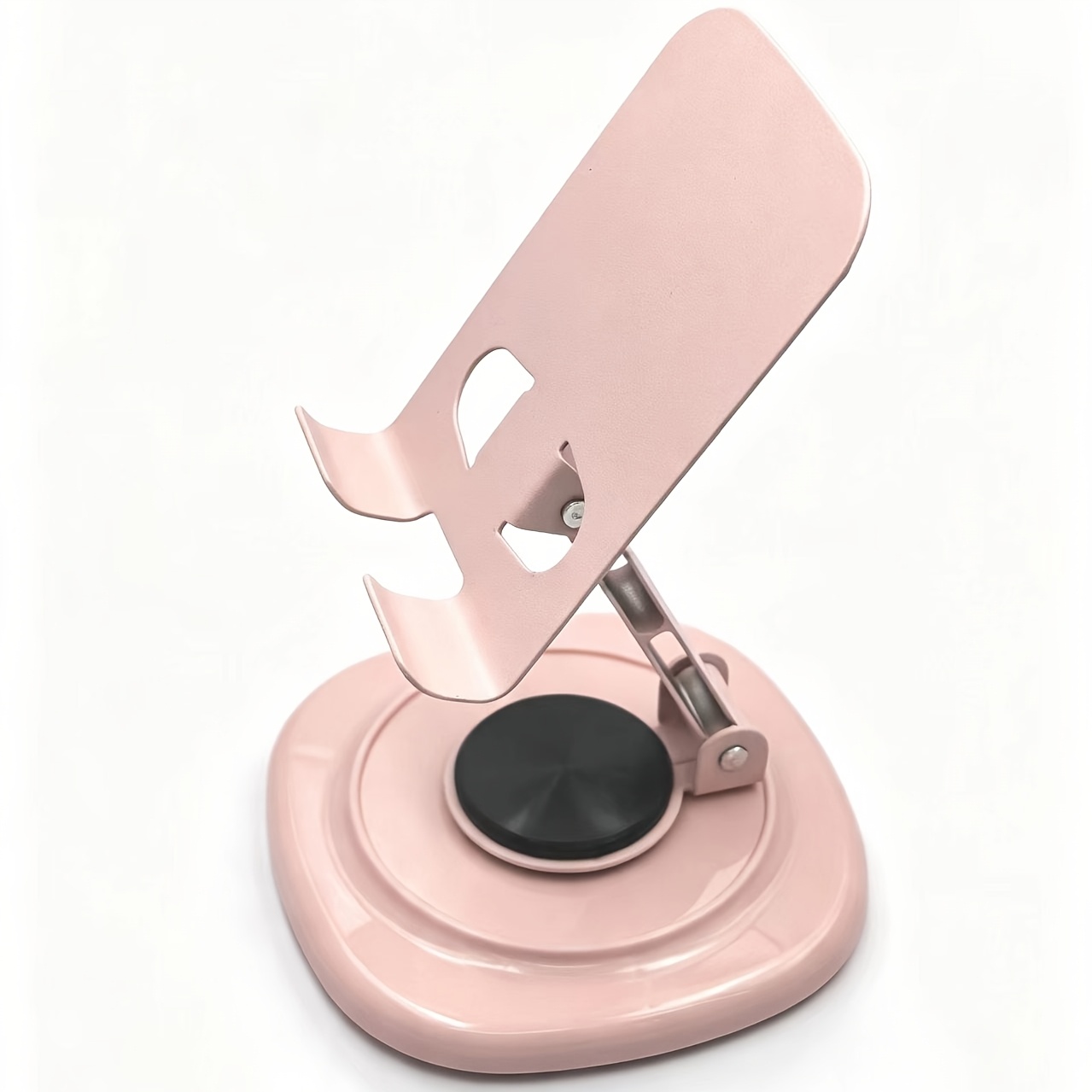 TEMU Desktop Phone Stand, Multi-functional 360° Rotating And Folding Universal Holder For Phones And Tablets