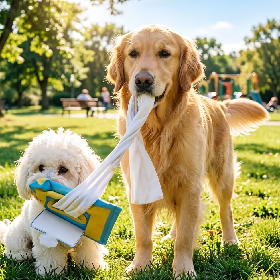 TEMU Distraktion pour chien, grincement des dents, , dissimulation de nourriture, jouet de simulation de tissu à , jouet vocal pour animaux de