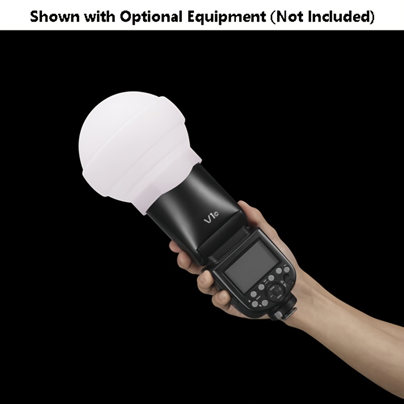  v1/v1 pro/ /ad100pro/h200r softbox/ luminosa - diffusore portatile a cupola in silicone pieghevole con luce uniforme, compatibile con unità flash esterni per fotografia, non richiede Dettagli dell'articolo 11
