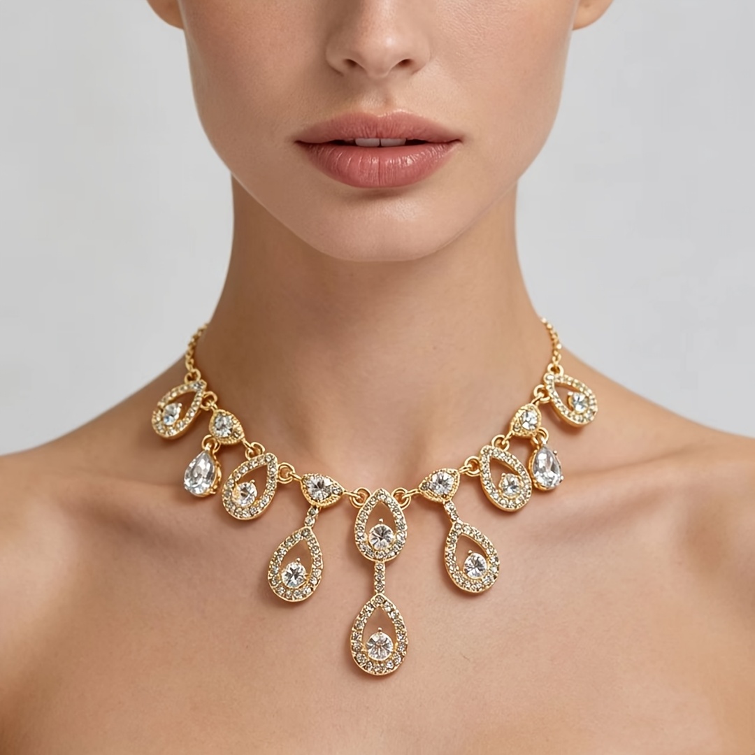 TEMU A Stylish And Sexy Necklace, Elegant And Luxurious, With A Bohemian Flair