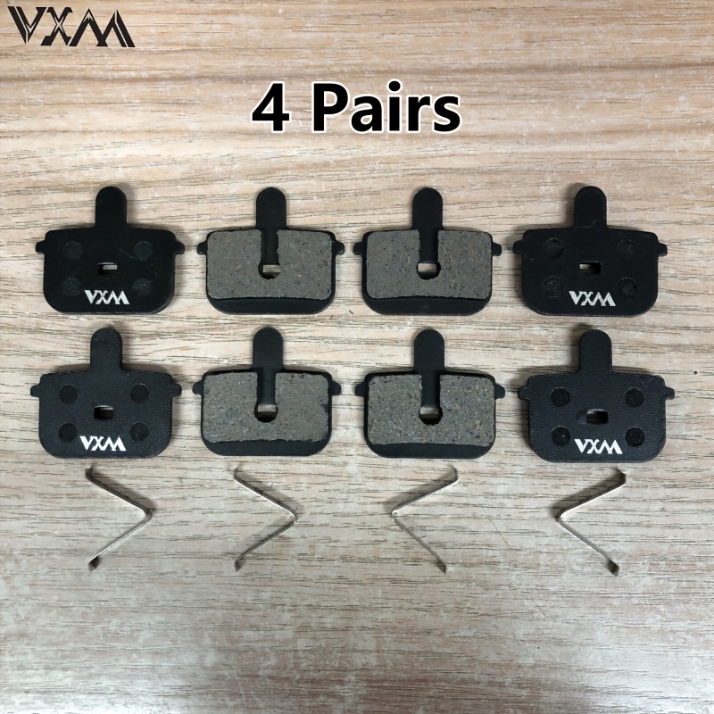 Image of 4 Pairs 11e Moutain Bike , Compatible With Tongli Tolan T8 Disc , Stable Braking Performance And Good Thermal Conductivity Hydraulic Brake Pads, Folding Bicycle And Road Bicycle Brake Parts