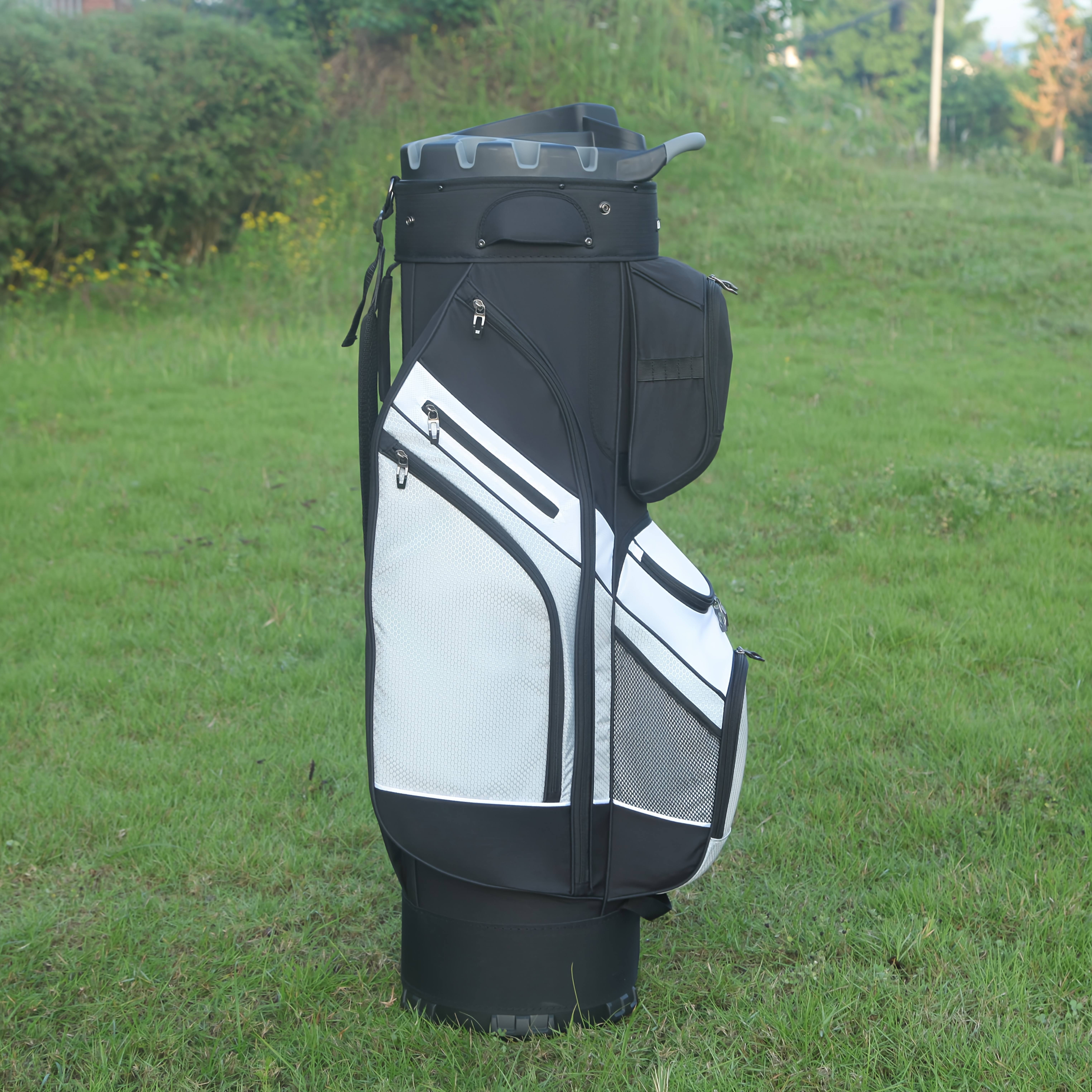 Image of Livsingolf Golf Cart Bag: 14-way Molded Top, Multi-handle Portable Design, A Must-have