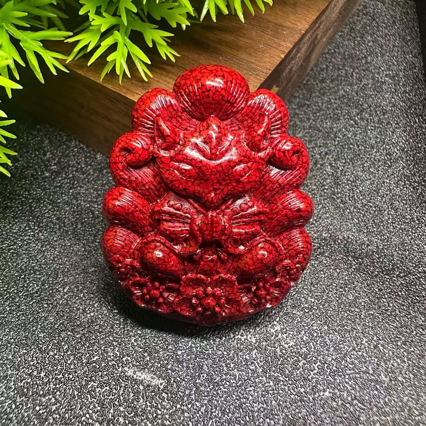 Cinnabar Pendant Necklace, Zodiac Year Couple Charm