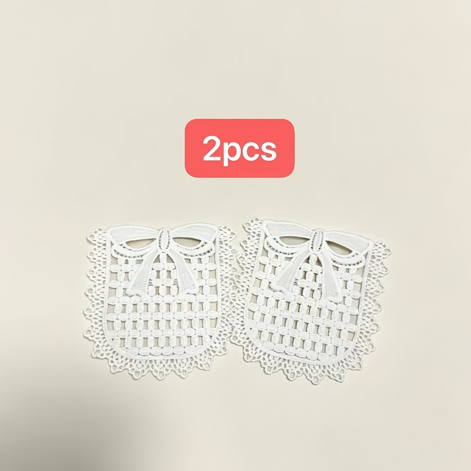 TEMU This Exquisite Water-soluble Lace Appliqué Trim Is Not Wearable On Its Own. It Needs To Be Sewn Sweaters, Shirts, Denim Jackets, Or Pants For