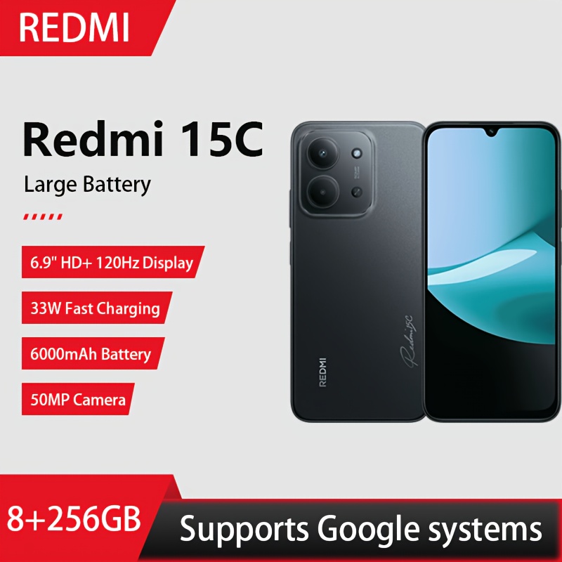 Смартфон XIAOMI Redmi 15C 4+256GB, 6.9