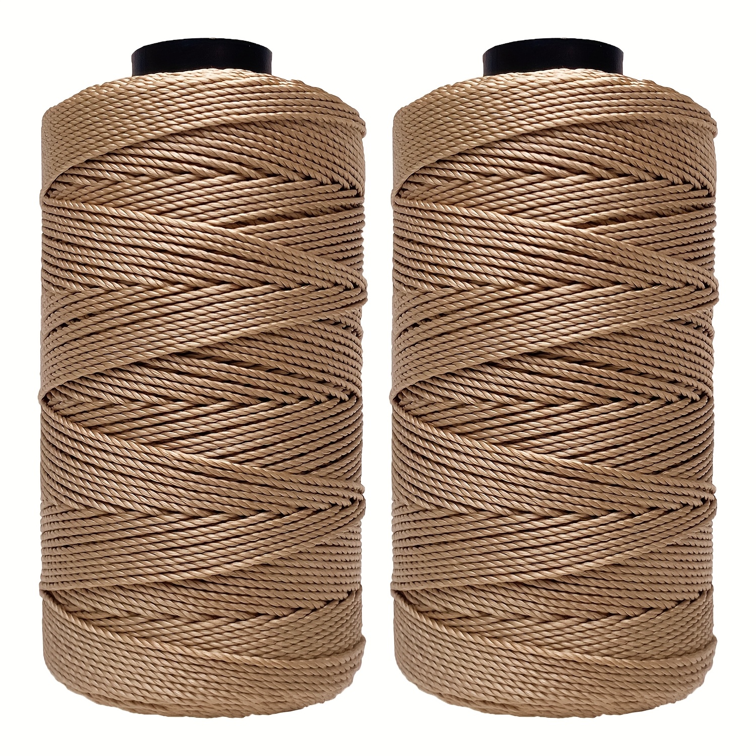 TEMU 2 Stücke mehrfarbiges Nylon-Garn, 1,5 mm Dicke, je 100 g, insgesamt 200 g. Ideal für Häkeln, Mützen, Schuhe, Decken, und kleine Bastelprojekte