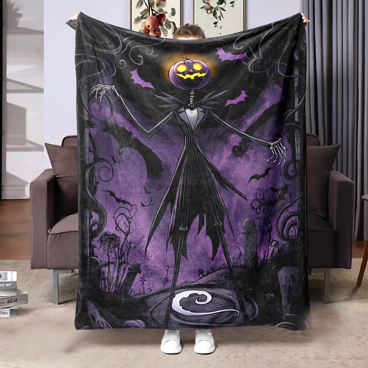 

Halloween & Blanket - , , And For Bed, Sofa, , And Camping