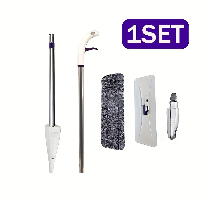 E-shop 2-in-1 Wassersprüh-Mopp, Multifunktionsmopp, für trockene nasse Anwendung geeignet, ergonomischer Griff, geeignet für Küche, Badezimmer,