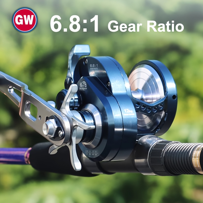 gw baitcasting rolle angelrolle bb 6+1 s salzwasser sj1500 - Temu Germany