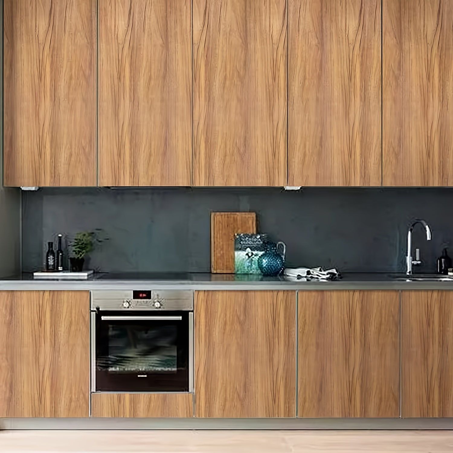 Peel Stick Wood Grain Vinyl Wallpaper Waterproof Removable - Temu