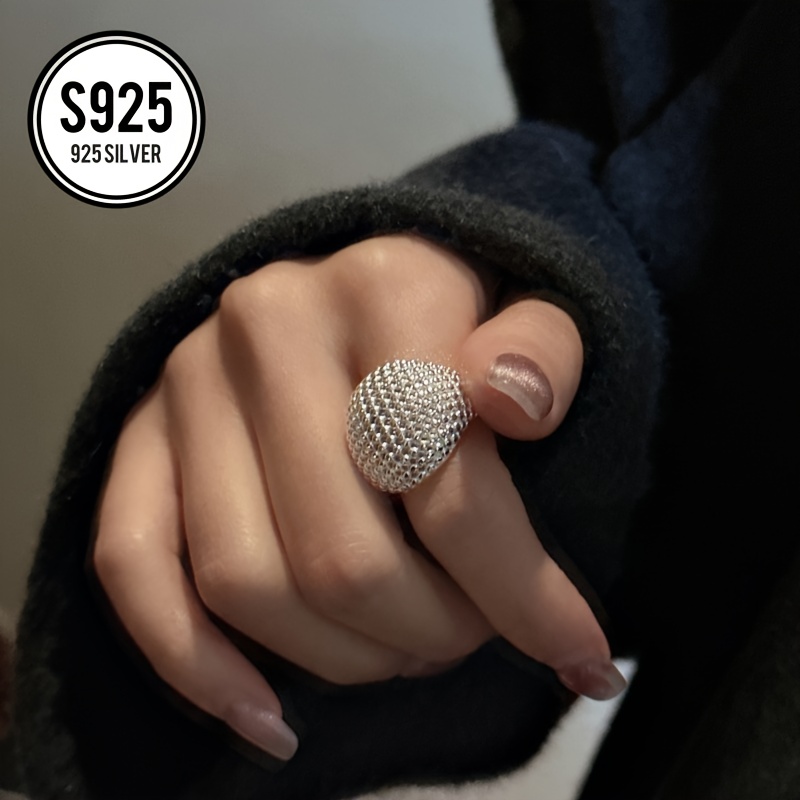Hypoallergenic Bead Hollow Ring - Mother's Gift - 5g