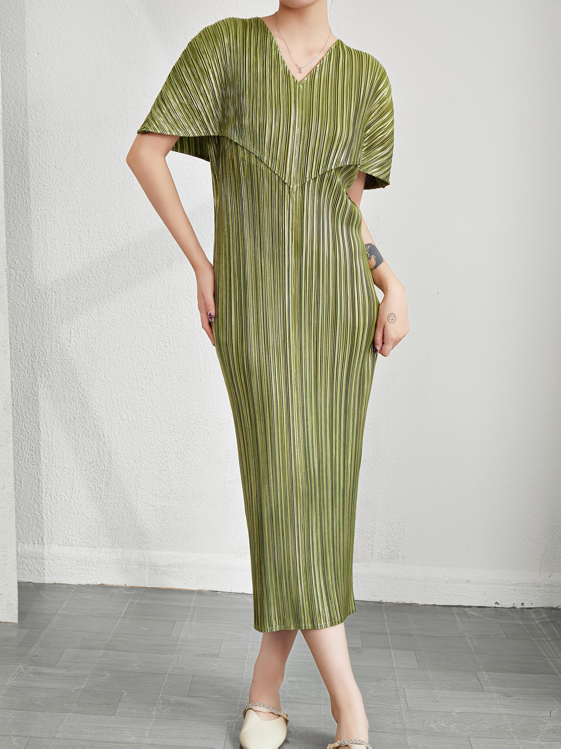 trade metallic dress irregular dress dress light - Temu Canada