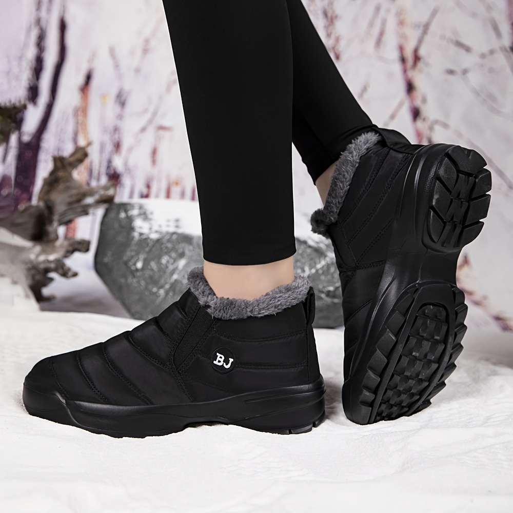 Men's Winter Warm Hiking Boots with Windproof Lining