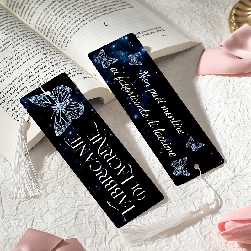 TEMU 2 Pet Printed Bookmarks With Exquisite And Beautiful Patterns. Durable And Aesthetically , The Is Suitable For Daily Use . The Most Wonderful