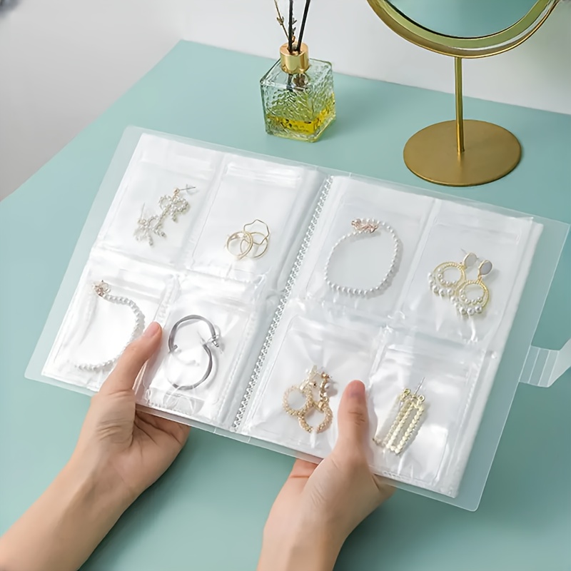 

20 Storage Bags + 84/160 Grid Jewelry Storage Box For Earrings, Oxidation-proof Rings, Hand Accessories, Transparent Dustproof Storage Bag, Necklace And Ornament Album