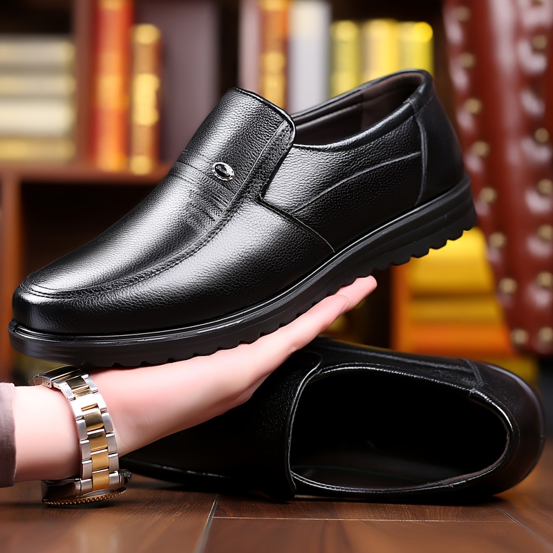 Zapatos Casuales de Negocios para Hombres, Talla Grande, Suela Suave y Versátil, Zapatos de Vestir de Moda para la Oficina y Ocasiones de Fiesta