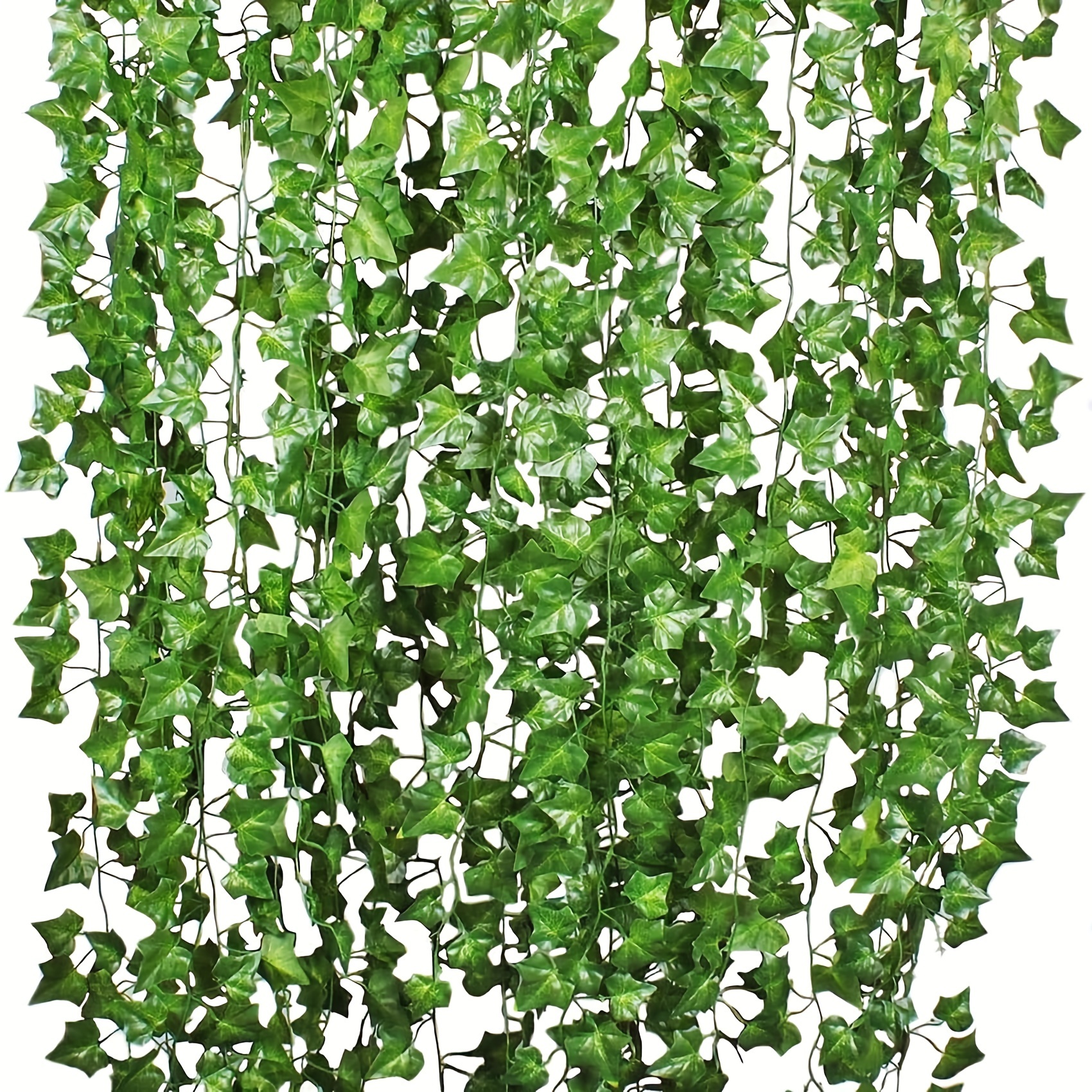 

12pcs Artificial Ivy Garlands - 84ft Sustainable Faux Greenery Vines For Weddings, Parties, Home & Garden Decor - Indoor/outdoor Wall Hanging