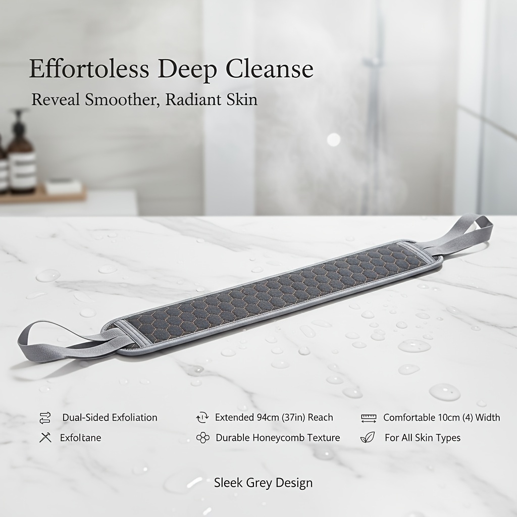 Extra-Long Bath Mitt for Spa-Like Comfort