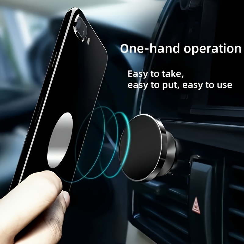 

Universal Car Magnetic Mobile Phone Holder, Supports Gps Precise Navigation, Windproof And Strong , All Mobile Phones