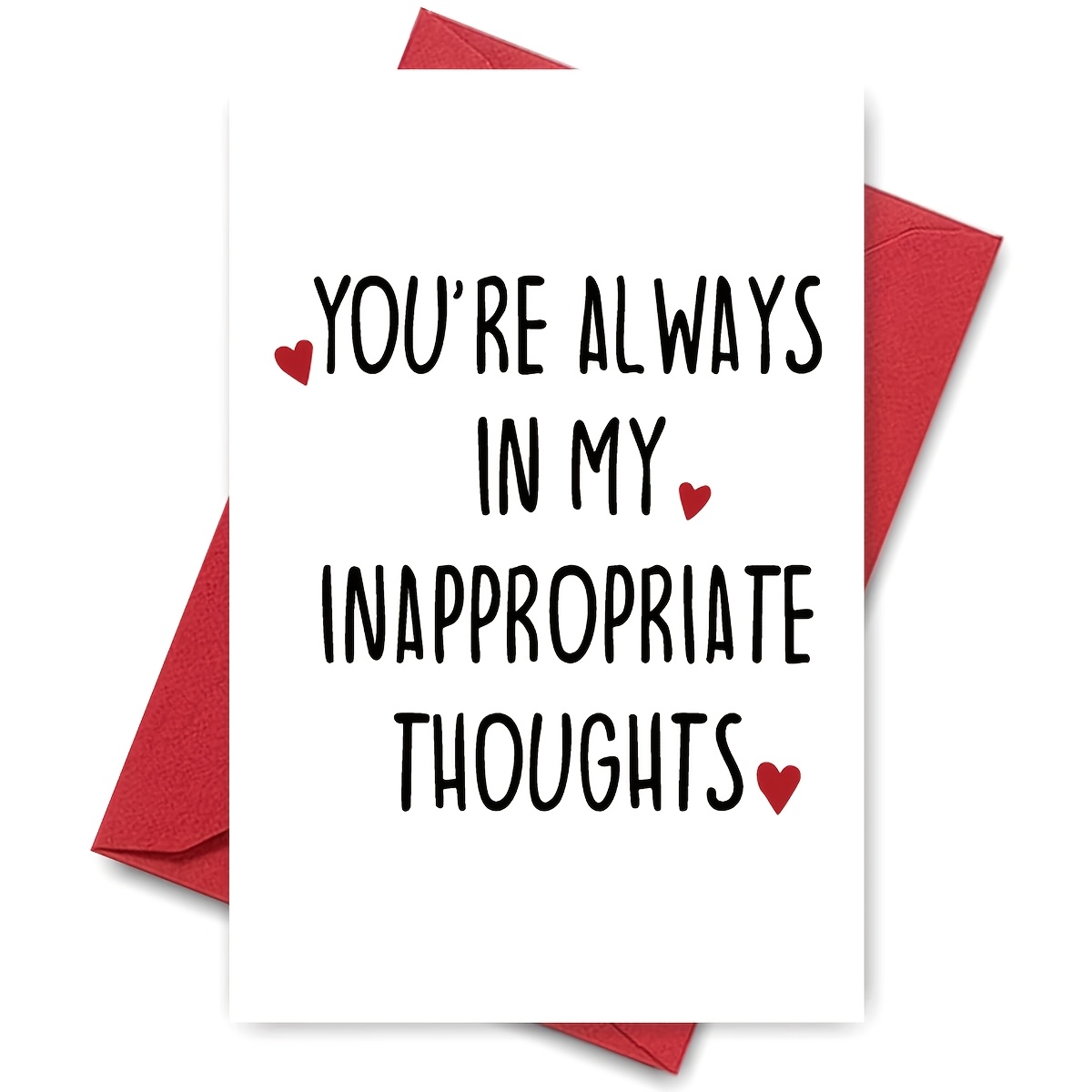 TEMU 1pc, Anniversary's Day 'you're In My ' Greeting Card With Envelope - Romantic Card For Partner - Design For Anniversary