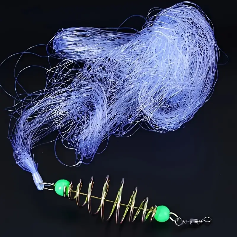copper spring shoal fishing net Nets Luminous Fishnet Tackle Design Fishing Nets 9 size Great net for fishing Copper Spring Shoal Fishing Net