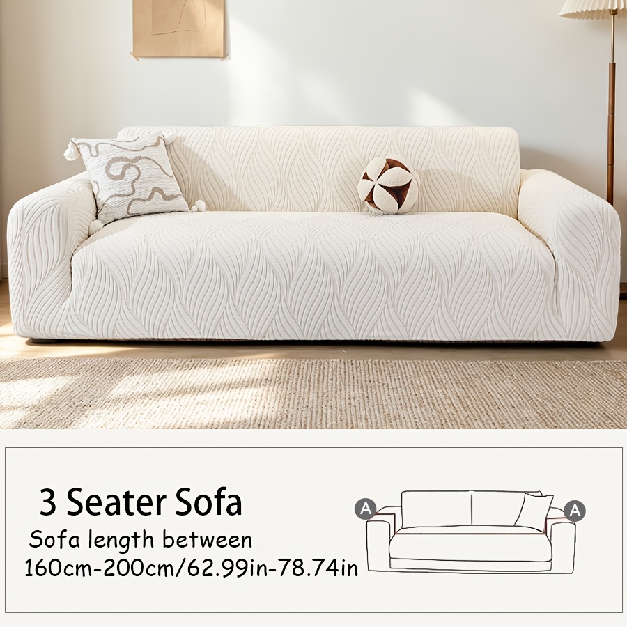 TEMU 1 pièce, Housse de canapé, Tissu confortable, Adaptée aux animaux domestiques, Facile à installer, Lavable en machine, Décoration d'intérieur,