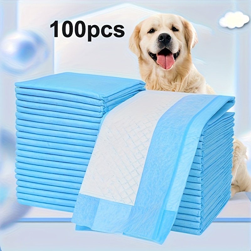 

100pcs Dog Urine Pad - Leak Proof, Deodorizing, Easy To Clean Disposable Pet Urine Pad, Suitable For Dogs, Puppies, Dogs - Very Suitable For , Puppy Training