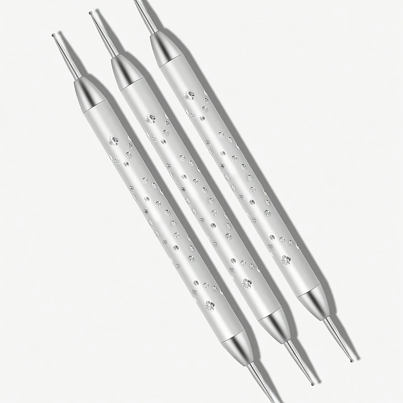 Dual Head Nail Art Drill Pen with Bead & Matrix Tips