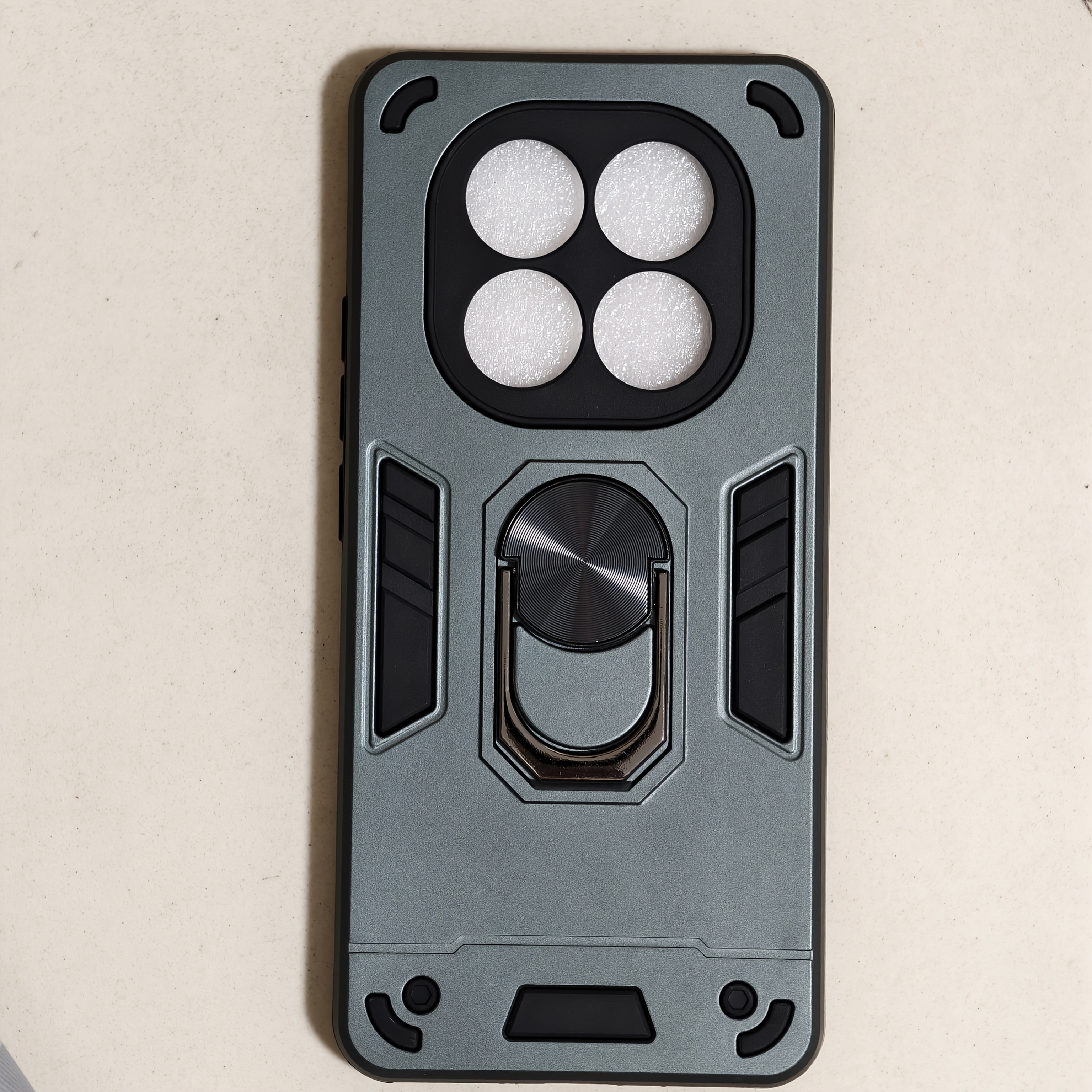 TEMU Phone Case - Ring Stand Holder Armor Case For Xiaomi For Redmi Note 14 Pro 4g 5g Note 14 Pro Plus Protective Cover Shockproof Fundas Coque