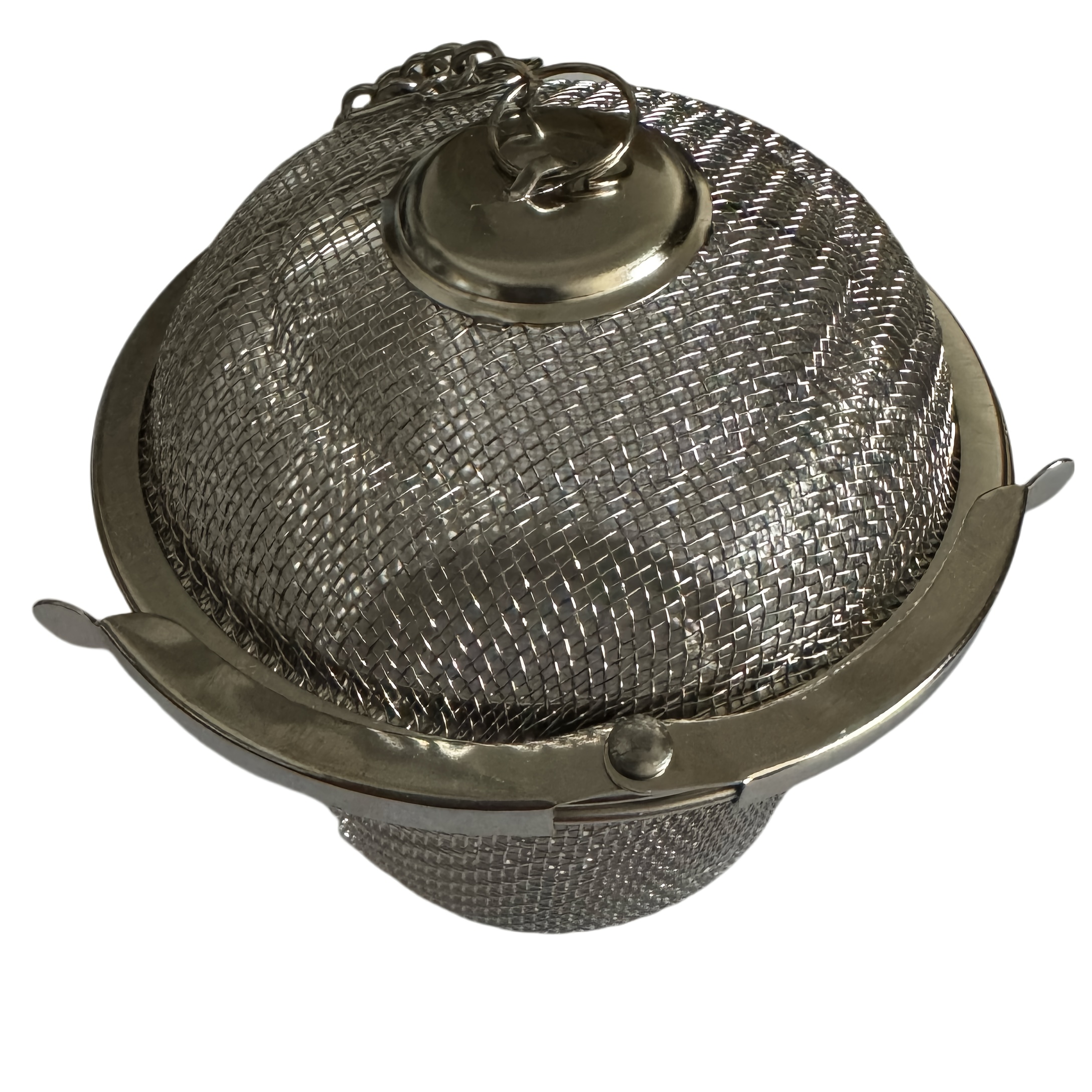 1pc Stainless Steel Tea Infuser Ball, Metal Seasoning Strainer For Kitchen And Restaurant Use, Durable Spice Filter For Hot Pot, Tea Leaf Soaking Accessory, Tea Accessories, Seasoning Balls
