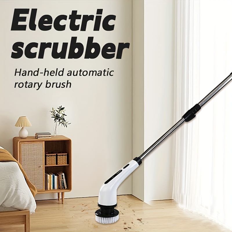 

A Set Of , Washer, , Extendable Portable Cleaning 7 Replaceable , Suitable For , , Bathrooms, Sofas, Bathtubs,