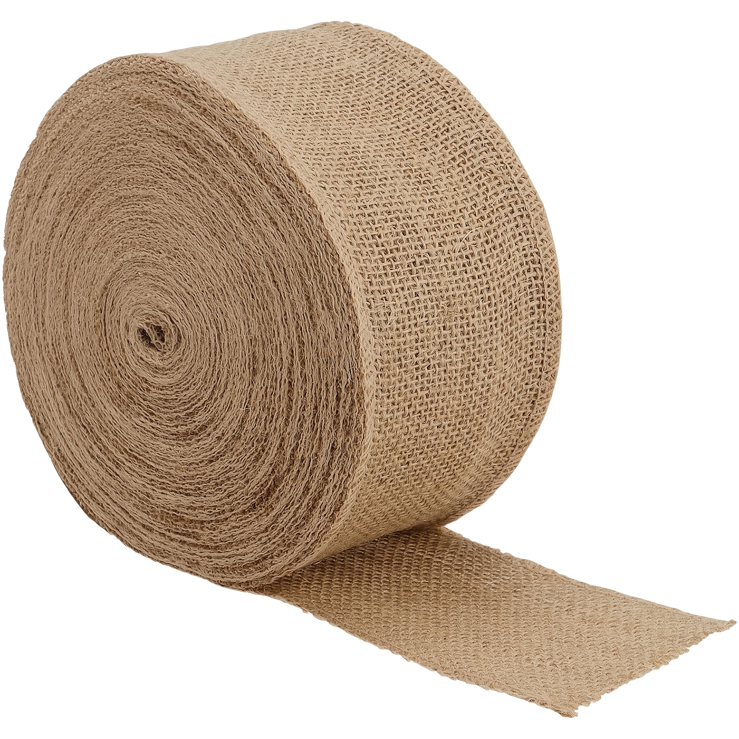 5 meter burlap with hemmed edges and twine ribbon suitable for large bows wreaths tree decorations outdoor decor gift wrapping and holiday embellishments