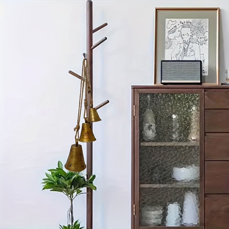 TEMU Campanas de Navidad Nuevas Retro Hechas a , Juego de Decorativas Navideñas para Jardín de Patio, Decoraciones Colgantes de Pared para Año