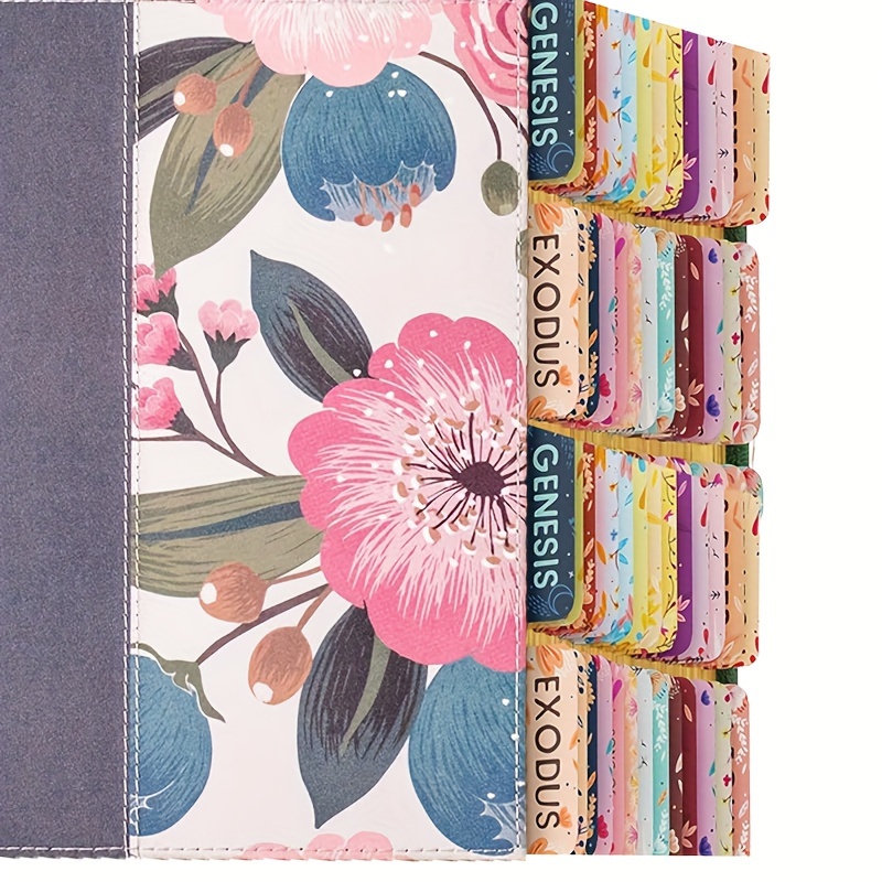 bible tabs pastel     book summaries 75 peel and stick laminated bible tabs large print books of the bible tabs for men women study bible bible book tabs bible index tabs