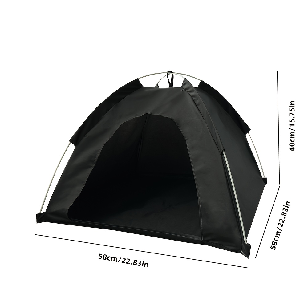 Image of Black Medium Pet Tent, Pet Nest House, Cat Tent House, Cat Bed, Comfortable Pet Tent For Cats And Dogs, Puppy Tent, Small Pet Tent