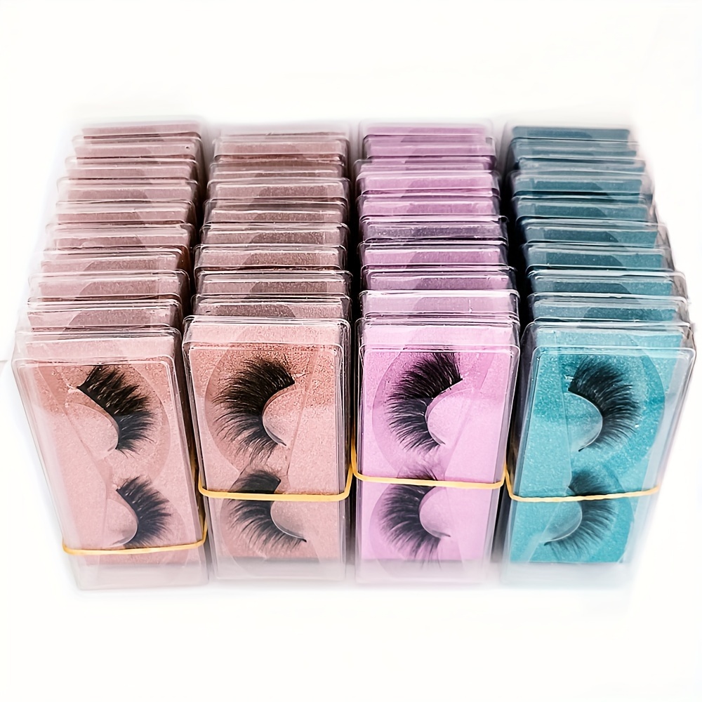 

10 , 20 , 30 , 40 Of False Eyelashes 1cm To 2cm, 3d Models