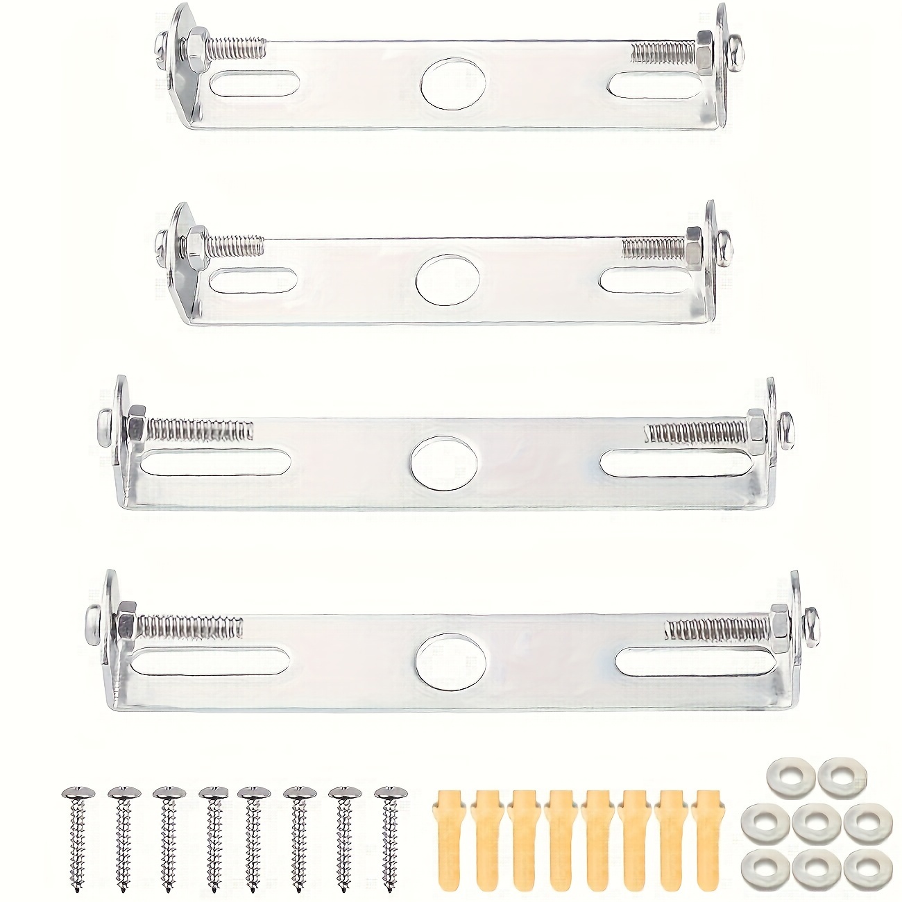 4pcs Ceiling Light Fixture Bracket, 9cm/10.5cm Pendant Bracket With Screws For Home Office