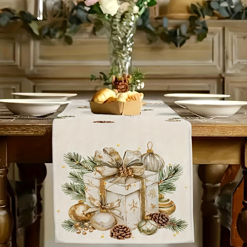 

Christmas- Table - , Polyester, For &