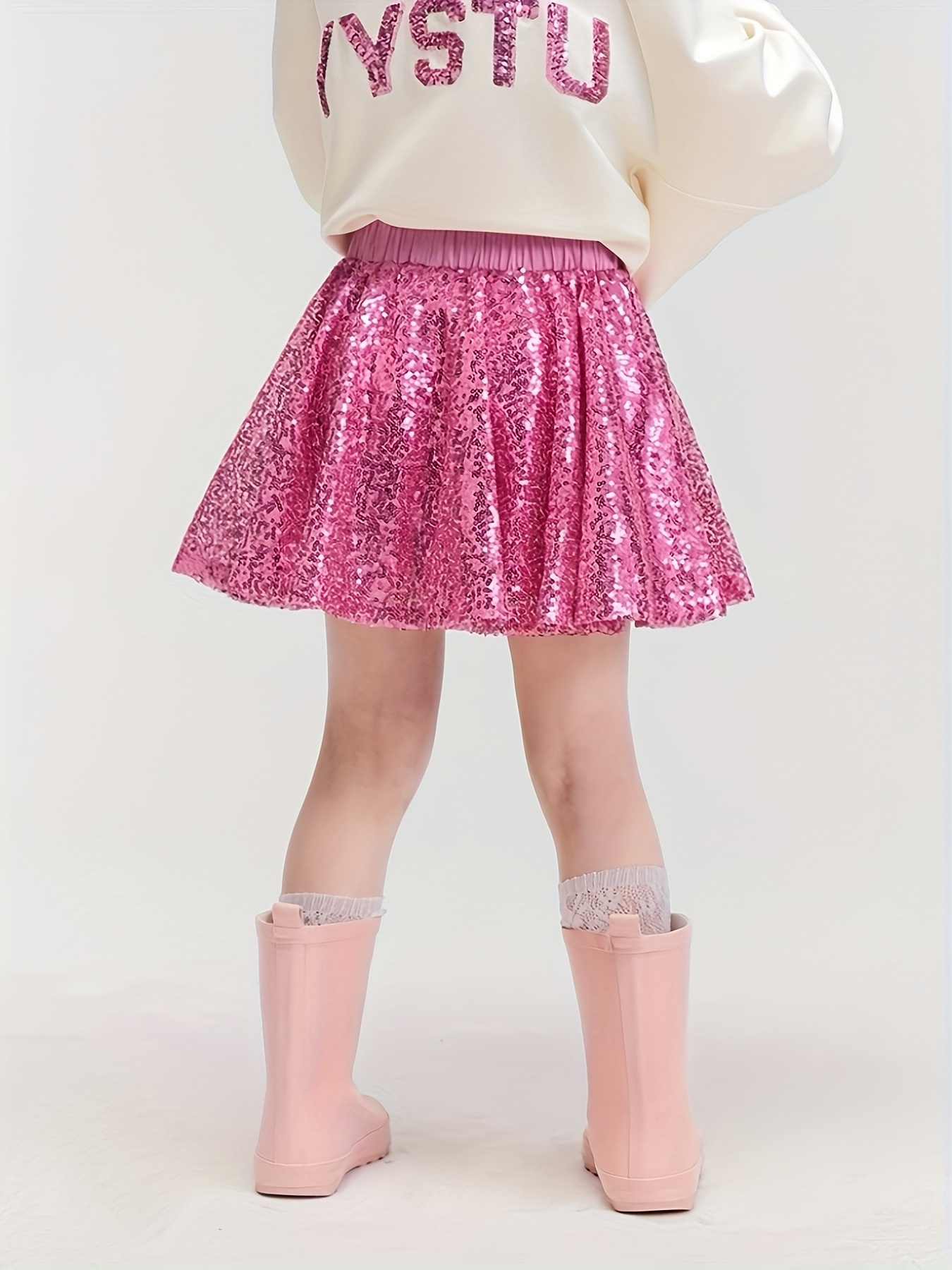 jolie jupe en tulle à paillettes short street style - Temu Belgium, image size:800x1067