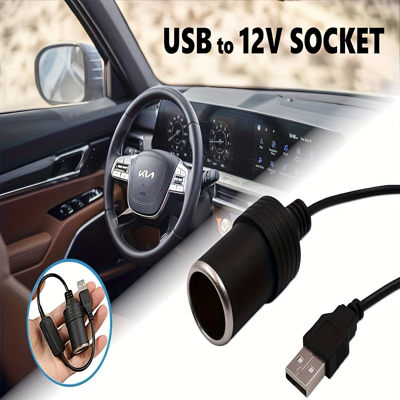 usb to cigarette lighter converter 60W Car Cigarette Lighter to USB-A/Type-C Fast Charging Adapter